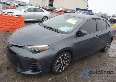 2017 Toyota Corolla Se из США, поврежденный, VIN 2T1BURHE7HC837945
